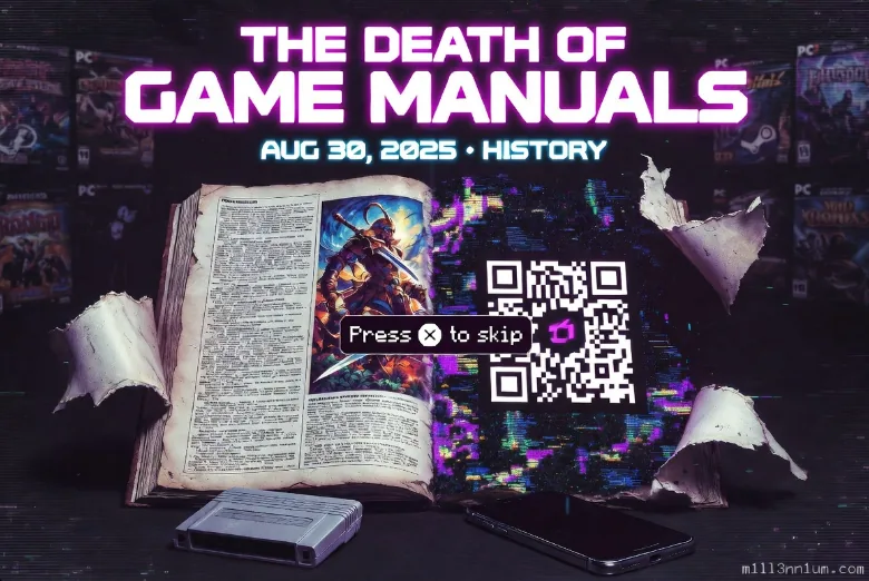 The death of printed game manuals